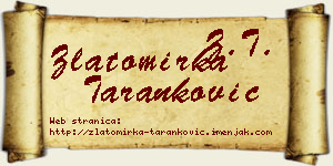 Zlatomirka Taranković vizit kartica